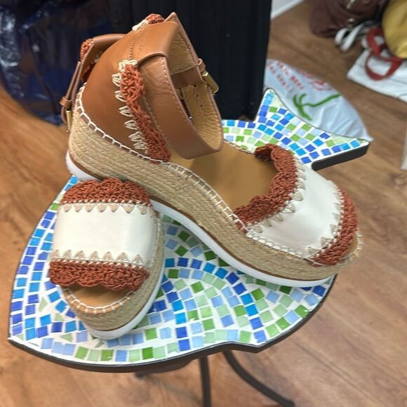 See by Chloe Espadrille Platform Sandals Size 40 - Picture 1 of 13